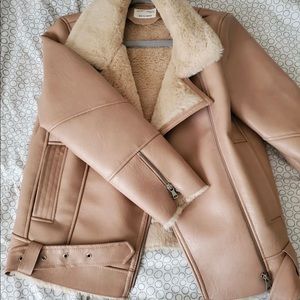 Zara leather jacket